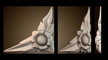 3D model Pattern in the corner (STL)