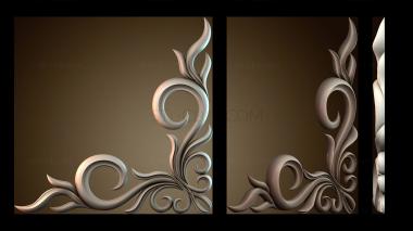 3D model Pattern in the corner (STL)