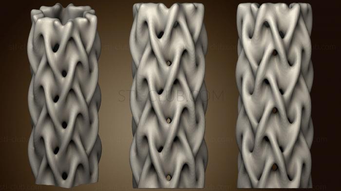 3D мадэль Плетеная Ваза для Травы Большая (STL)