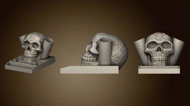 3D модель Подставка Для Вейпа с Кельтским Черепом (STL)