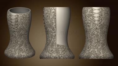 3D model Copia de croset vase flat (STL)