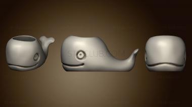 3D model Cute Whale Planter (STL)