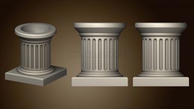 3D model Doric Column Egg Holder (STL)