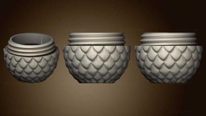 3D мадэль Стандартное Дно Из Драконьего Яйца (STL)