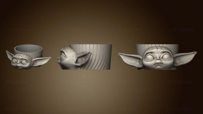 3D модель Фая васо, Малыш йода (STL)
