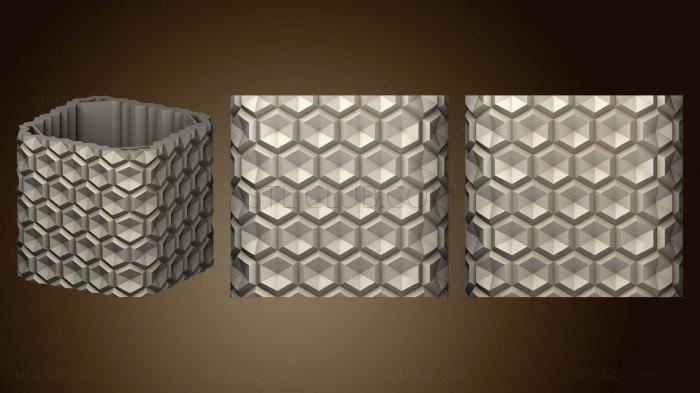 3D мадэль Геометрический Абажур для лампы (STL)