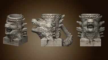3D model Godzilla Mug (STL)