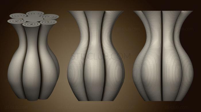 3D model Hexacoil Vase (STL)