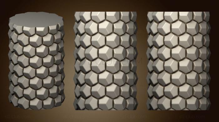 3D model Honeycomb Vase (1) (STL)