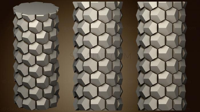 3D model Honeycomb Vase Parametric (1) (STL)