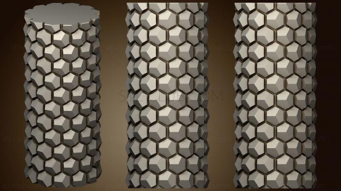 3D model Honeycomb Vase Parametric (8) (STL)