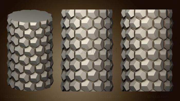 3D model Honeycomb Vase Parametric (9) (STL)
