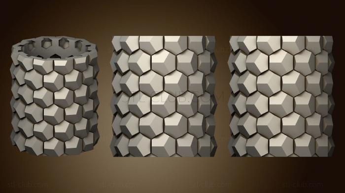 Honeycomb Vase Parametric (13)