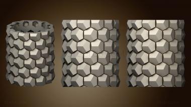 3D model Honeycomb Vase Parametric (13) (STL)