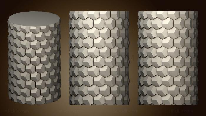 3D model Honeycomb Vase Parametric (14) (STL)