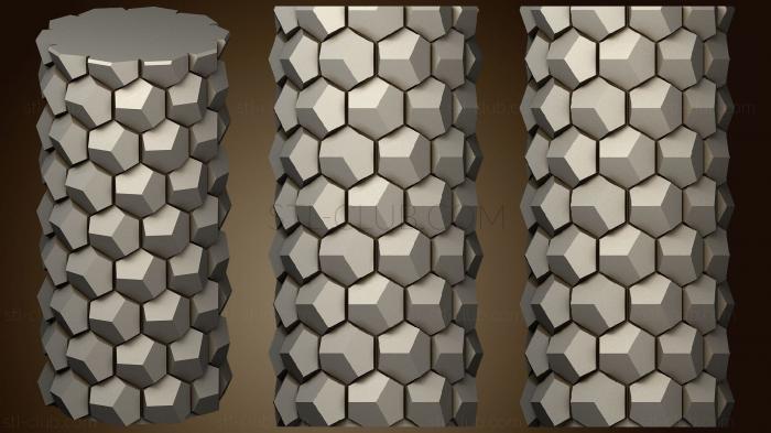 3D model Honeycomb Vase Parametric (30) (STL)