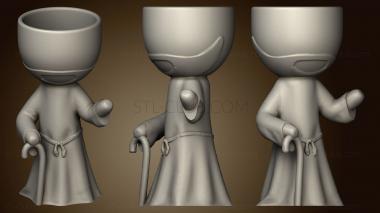 3D model Jose pesebre lowpoly (STL)