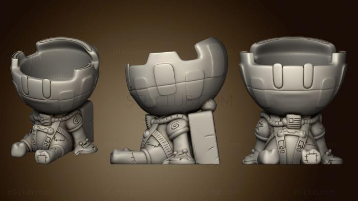 3D model Lazy Astronaut planter (STL)