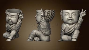 3D model Maceta Baby Buddha Paz (STL)