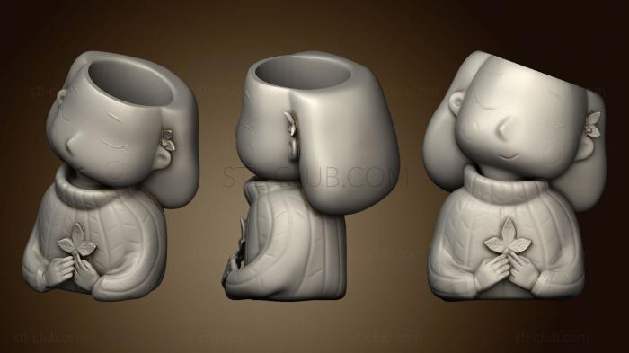 3D model Maceta MUJER 8 (STL)