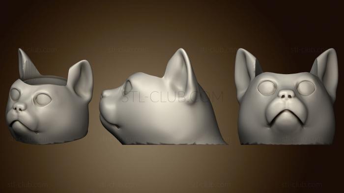 3D модель Mate cara de gato!!!! (STL)