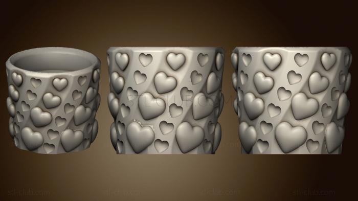 3D модель Mate corazon escalonado (STL)