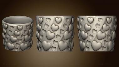 3D model Mate corazon escalonado (STL)