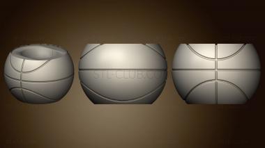 3D model mate pelota basquet (STL)