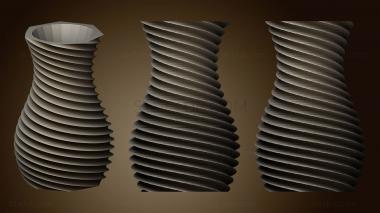 3D мадэль  Спиральная ваза (8) (STL)