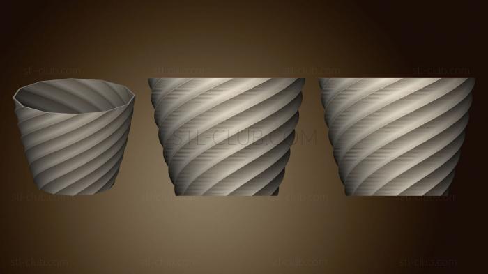 3D model Polygon Vase Cup And Bracelet Generator (14) (STL)