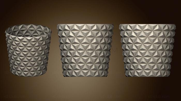 3D model Pyramids Planter (STL)