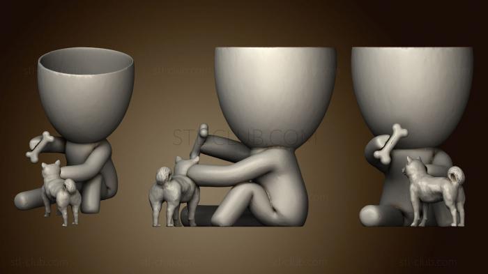 3D мадэль Robert Perro Hueso Todo Junto (STL)