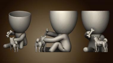 3D model Robert Perro Hueso Todo Junto (STL)