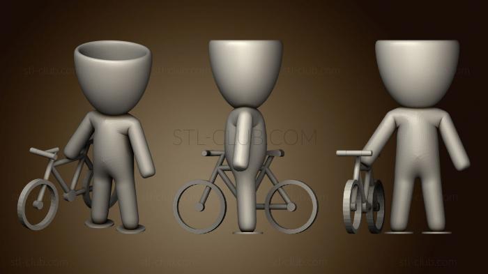 3D model Robert plant ciclista impresion (STL)