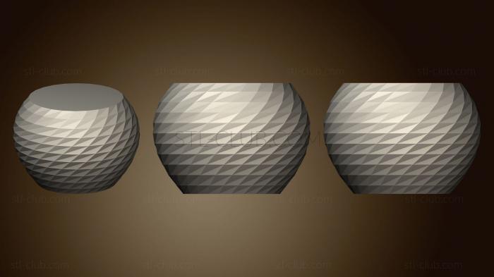 3D model Spheric Polygonal Vase (STL)