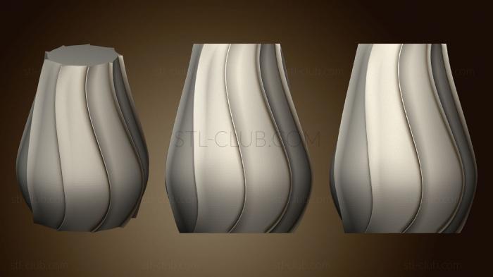 3D model Spiral Vase tea Light (STL)