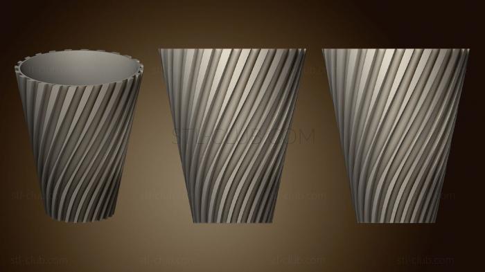 3D модель Спиральная ваза №1 (STL)