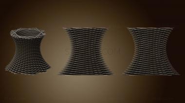 3D model Square Vase Cup  (48) (STL)