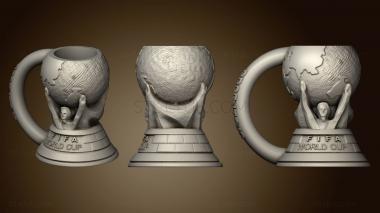 3D model Taza Copa del mundo Taza Subliplast (STL)