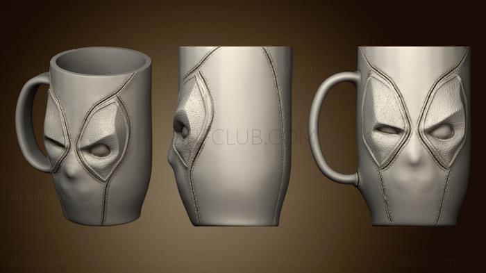 3D model TAZA DEADPOOL IMPRESION (STL)