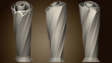 3D model Twisted Rose Vase (STL)
