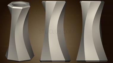 3D model Vase 7 Sided (STL)