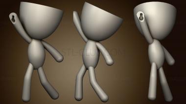 3D model vaso parede2 (STL)