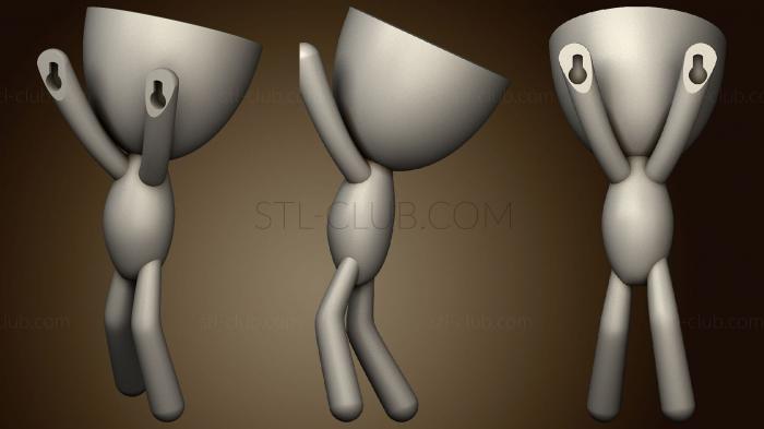 3D model vaso parede3 (STL)