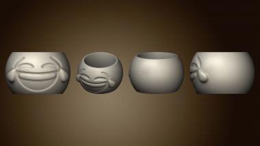 3D мадэль Emoji Gargalhada 2 Mesa Aberto (STL)