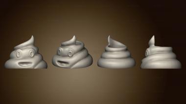 3D model Emoji Poop Mesa Aberto (STL)