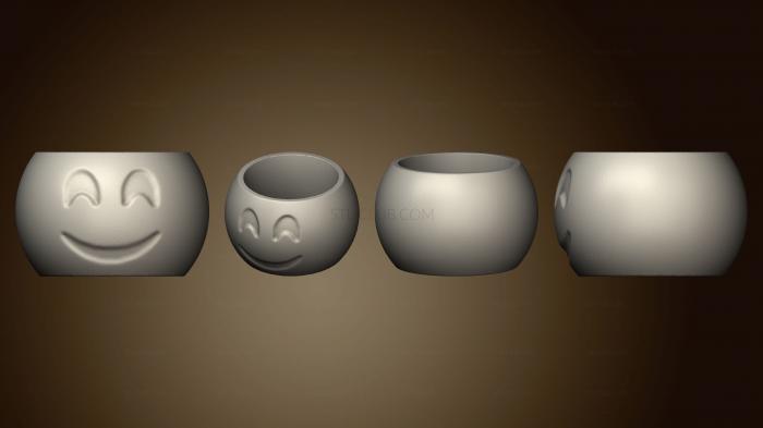 3D model Emoji Sorriso 1 Mesa Aberto (STL)