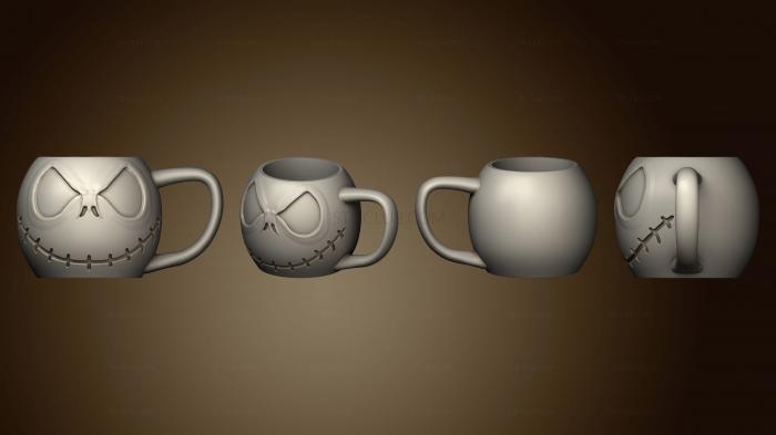 3D model Jack Sekllington Mug (STL)