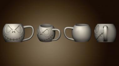 3D model Jack Sekllington Mug (STL)