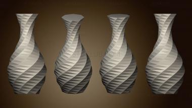 3D model Low poly Rose Vase 001 (STL)